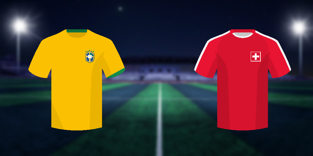 Brasil x Suíça - Copa do Mundo